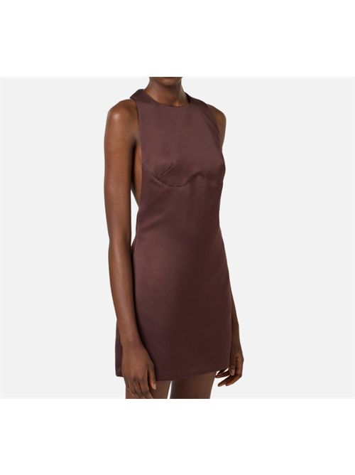DUCHESSE MINI DRESS ELISABETTA FRANCHI | AB87162E2644 cacao